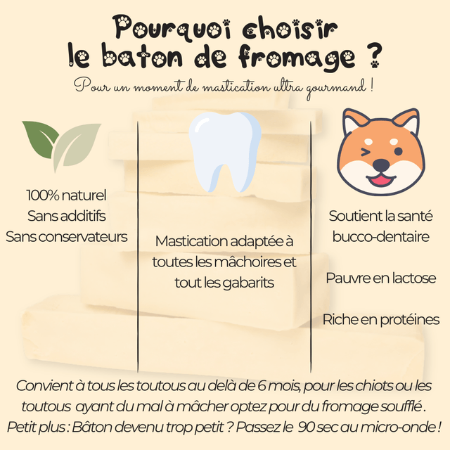 Filou - Fromage à mâcher pour chien
