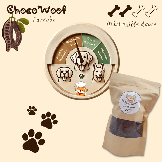 Choco&#039;Woof - Caroube - 100g